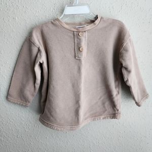2 baby boy zara long sleeve shirts